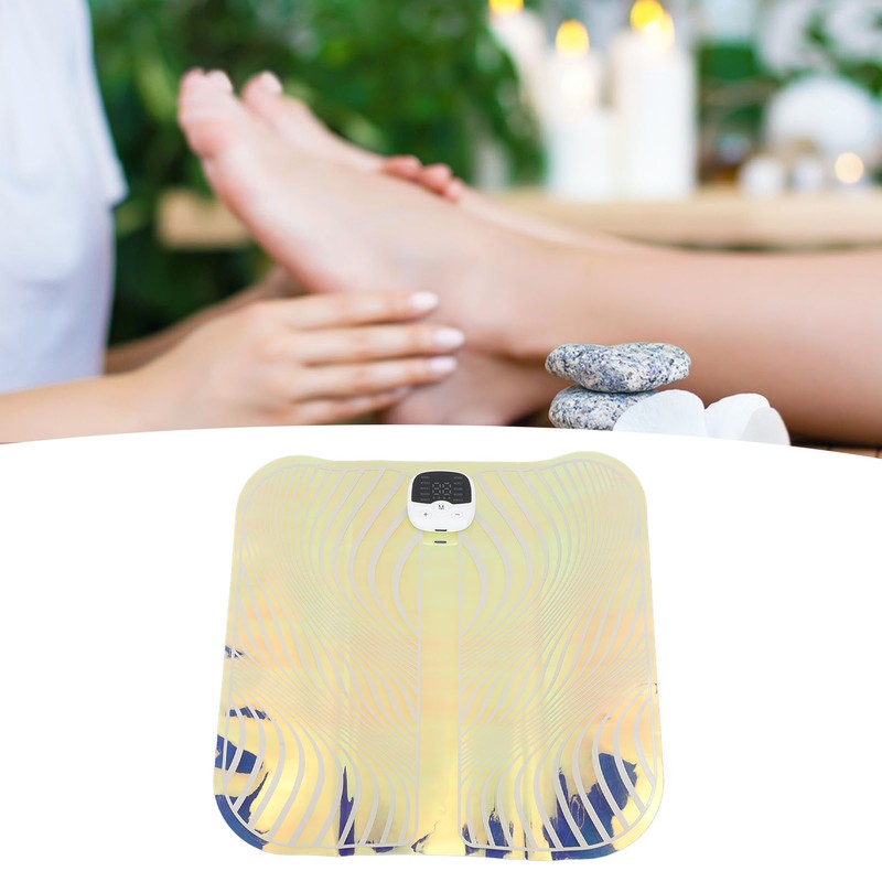Electric Micro Current Foot Massager Mat Foldable Foot Stimulator Massager
