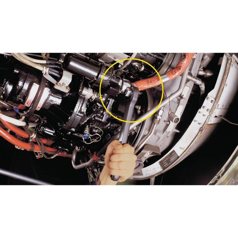 HAZET 848Z-30 12-Point Profile Box-End Open Wrench - Multi-Colour