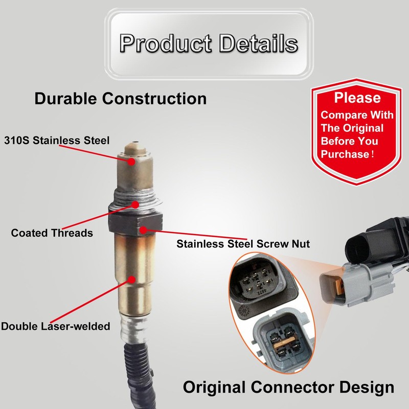 Oxygen Sensor Upstream & Downstream O2 Sensor 234-5055, 234-4568 Fit