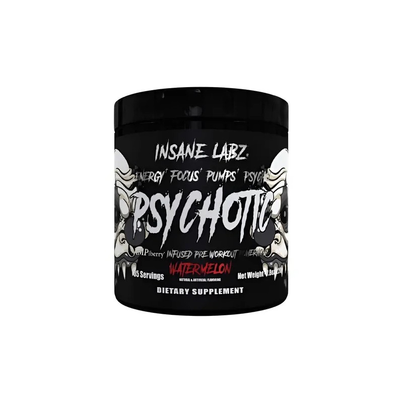 Pre Entreno Psychotic Black Insane Labz Oxido Nitrico L