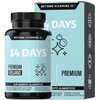 Beyond Vitamins | 14 Days | Avanzado para Hombres y Mujeres con Cascara Sagrada, Psyllium Husk, Hoja Sen & Probióticos | Vegano | 28 Capsules 1-2 cápsulas por día