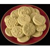 JBK Pottery Terra Cotta Cookie Stamps (Bells)