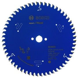 Bosch 2608644037 EXWOH 56 Tooth Top Precision Circular Saw Blade, 0 V, Blue