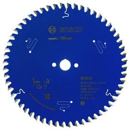 Bosch 2608644037 EXWOH 56 Tooth Top Precision Circular Saw Blade, 0 V, Blue