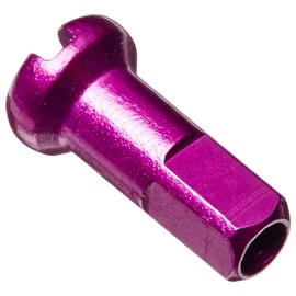 DT Swiss 14G Alloy Nipple Spoke (Box of 100), Purple, 2mm
