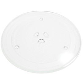 Replacement for Emerson MW8627W Microwave Glass Plate - Compatible with Emerson DE74-00027 Microwave Glass Turntable Tray - 10" (255mm)