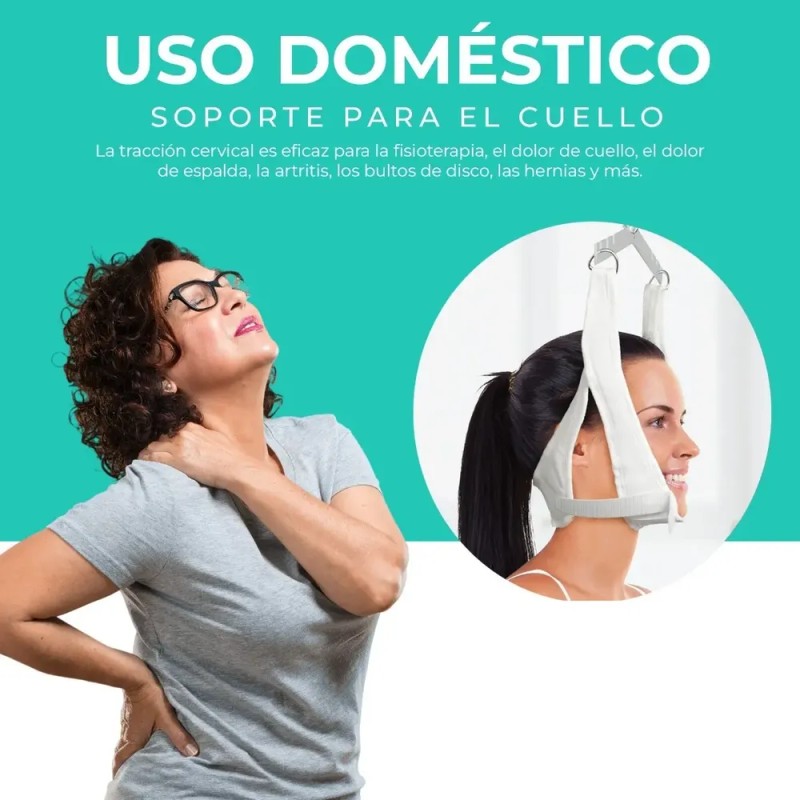 Kit De Tracción Cervical | Relajador De Cuello Soporte
