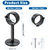 Mooche 4PCS Ceiling Curtain Rod Holder, Adjustable for 1" -