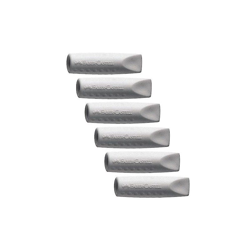 Faber-Castell 205049 Eraser Grip 2001 Eraser Cap, 12 Erasers to