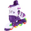 Kids Adjustable Flashing Inline Skates for Boys Girls and Adults