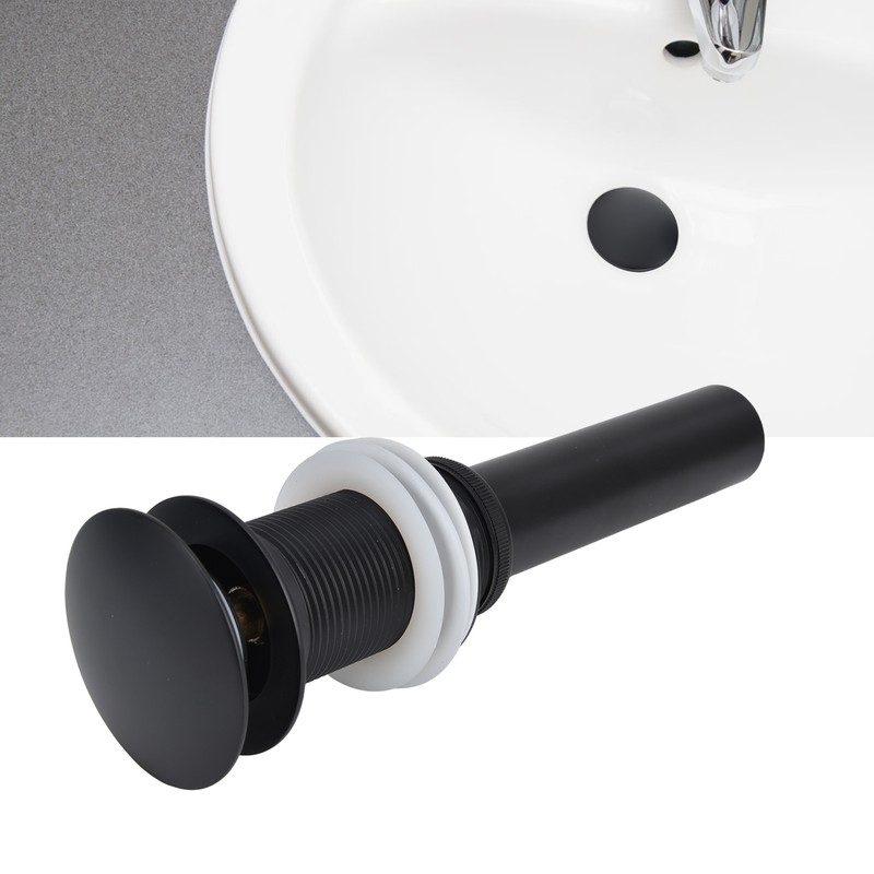 Basin Sink Drain Flip Popup Drainer Stopper Kitchen Bathroom Hardware
