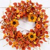 WSTPUPU Fall Wreath 22 Inch Fall Wreaths for Front Door