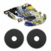 Briny River 20Pcs Rubber Washers 20x6x4mm Suitable for Kart Floor