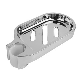 Hsthe Sea Shower Rail Soap Holder, Clip-on Bathroom Soap Holder, ABS Shower Soap Dish, Adjustable Bathroom Gadget FOR 22MM Tube/Pole