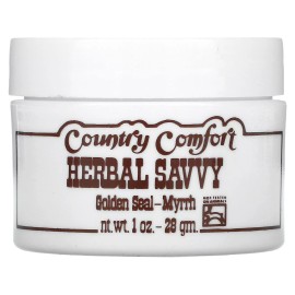 Savvy Country Comfort Golden Seal-Myrrh Herbal Savvy 1 oz