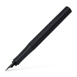 Faber-Castell Grip Edition 140963 Fountain Pen Nib Width F, All Black, 1 Piece