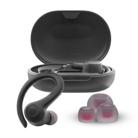 Silicone Ear Tips Replacement for JLab Go Air Sport, Go Sport+ Earbuds Tips, Secure Fit, 9 Pairs (S/M/L)