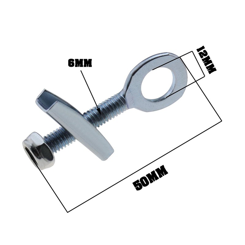 12 mm adjustable chain wheel tensioner with screws for e-bike.