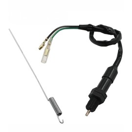 Alpha Rider Universal M12 x P1.5mm Rear Brake Light Switch Rear Stop Lamp Switch with Spring for Suzuki Suzuki Honda Kawasaki Kawasaki Yamaha Yamaha Etc Motorcycle Rear Brake Switch Wire Harness