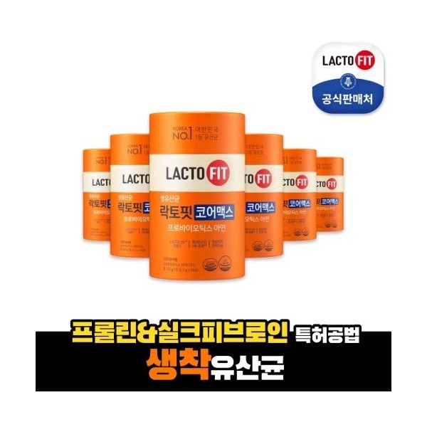 Lactopit Chong Kun Dang Health Live Lactobacillus Core Max 6 cans, none / 락토핏 종근당건강 생유산균 코어맥스 6통, 없음