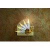 Xodus Innovations FPC1255 Rotating LED Flameless Candle Night Light Antique Brass