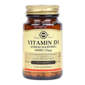 Solgar Vitamin D3 1000IU 90 Tablets