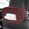 GAOLAOSY Large Car Tissue Holder for 300 Standard Tissues, PU