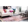 Unique Loom Braided Chindi Collection Casual Modern Multi Area Rug