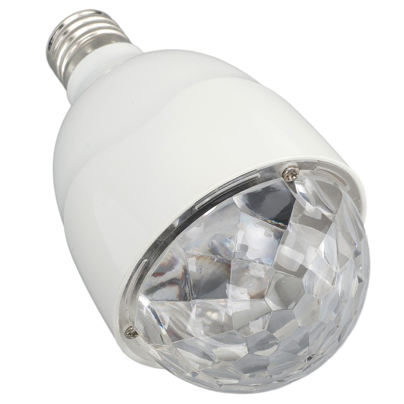 Disco Ball Lamp Bulb E27 Sound Activated Remote Control RGB