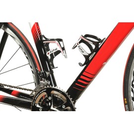 Zefal Pulse Carbon Bottle Cage, 30 g - White/Red