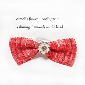 17cm Doll Clothes - Luxury Chic Style Set for 5.91-6.7“ (15-17cm) Dolls, Cute Premium Fashion Doll Outfit with Accessories - Red Plaid Tweed Dress +Plaid Bow