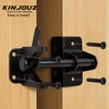 KINJOUZ Self Locking Gate Latch for Wooden Fence, Heavy Duty