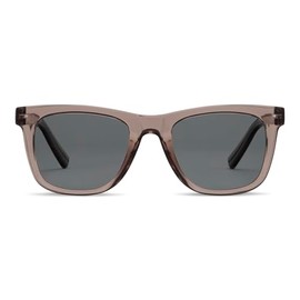 Peepers by PeeperSpecs Men's Harbor Sun Soft Square Sunglasses, Warm Gray, +1.50 + 1.5