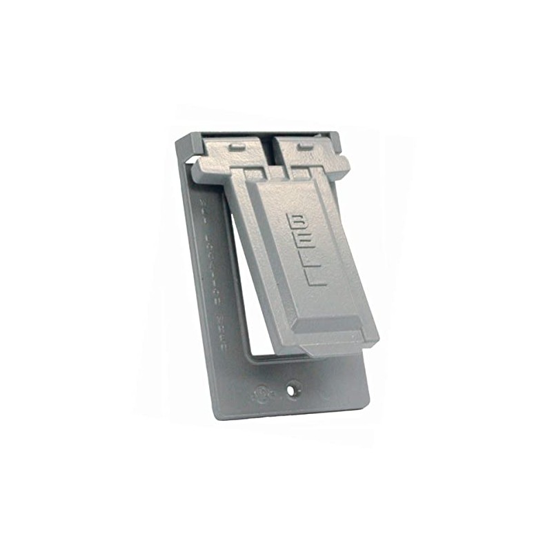 Hubbell-Bell 5103-0 Weatherproof Single Gang Vertical Device Mount Cover GFCI