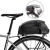Multifunctional Rear Rack Bag Waterproof Bike Rack Seat Bag Outdoor