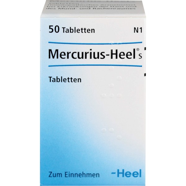 Mercurius-Heel S Tabletten bei Erkrankungen der Haut und des Mund- und Rachenraumes, 50 pcs. Tablets