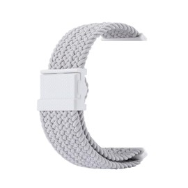 CARBINOX Band Durable 22mm Compatible Smartwatches Adjustable, Secure Fit (Braided Nylon White)