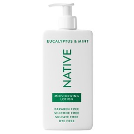 Native Body Lotion Contains Naturally Derived Plant-Based Moisturizers for Women and Men | Restores Dry Skin, Eucalyptus & Mint, 16.5 fl oz
