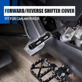 KAMIYONG Gear Shift Lever for Can Am Ryker 600 900 Rally Edition Sport 2019-2025 Aluminum Forward/Reverse Shifter Lever Knob Cover Accessories (Black)