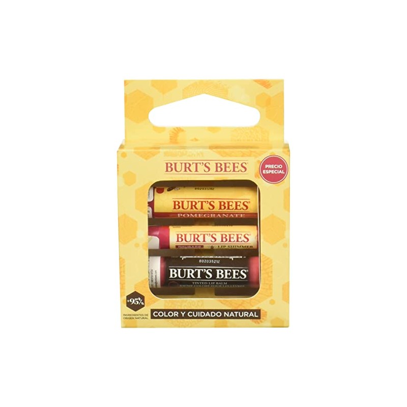 Burt's Bees Kit de regalo color y cuidado natural
