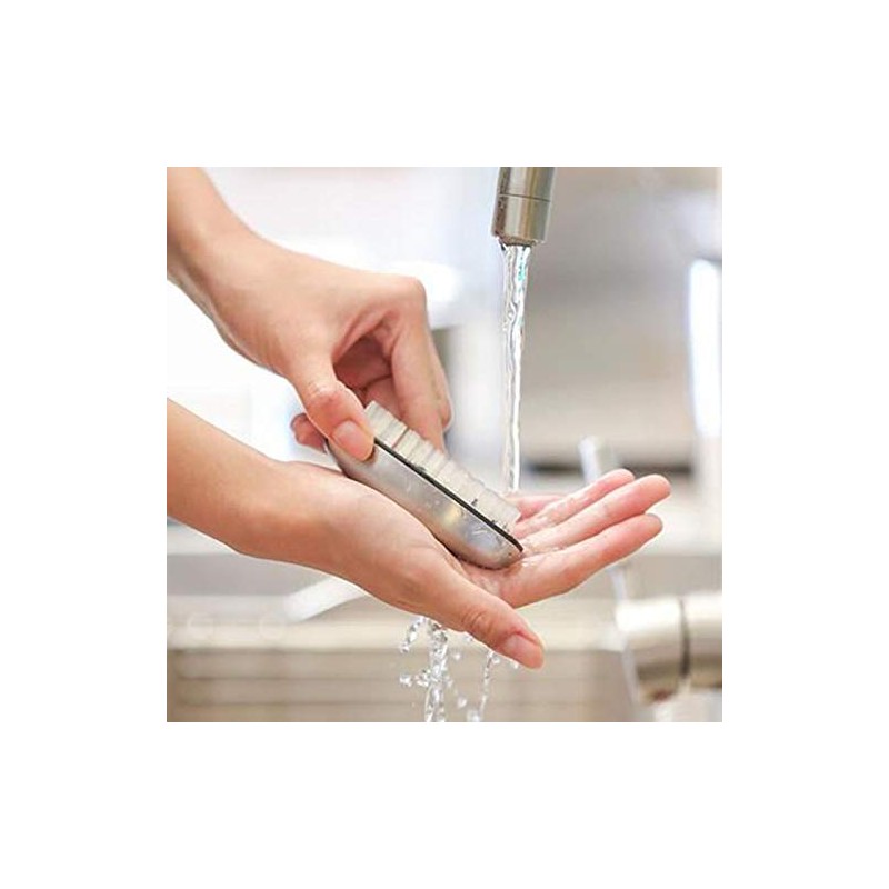 Tailored – Palms and Fingers Nails Nail Brush Hand Brush Stainless Steel