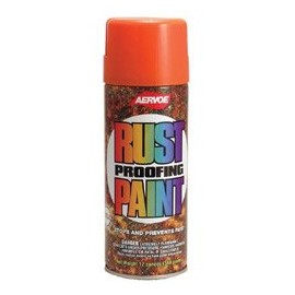 Aervoe 344 12 oz. High Gloss Satin Black Rust Proof Enamel Any-Way Spray Paint