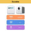 EZONEDEAL Stable Performance Wide Application 1080P HD Mini Video Projector