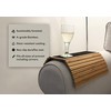 En Route Sofa Arm Tray Table. Slinky Secure/Flexible/Foldable Couch Tray