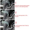 Lunsom Steering Wheel Spinner Knob,Steering Wheel Power Handle Car Turning