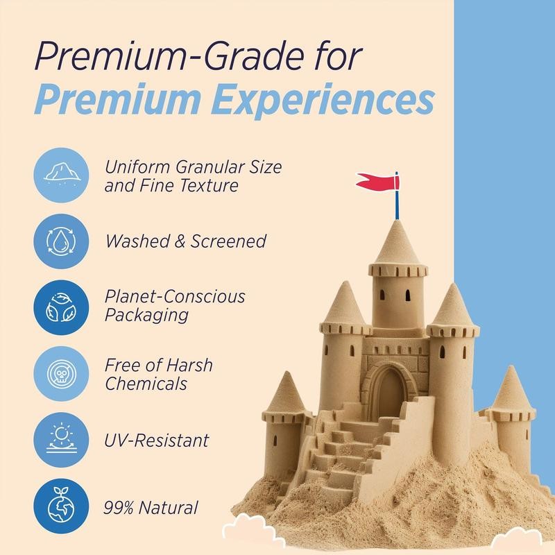 SandPiper 50 Pound Premium Grade Multi-Use Play Sand with Chemical