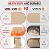 Unicook Pizza Stone for Oven and Grill, Square Baking Stone