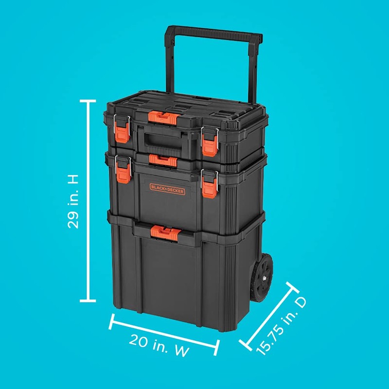 beyond by BLACK+DECKER BLACK+DECKER BDST60500APB Stackable Storage System - 3