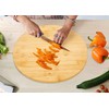 RoyalHouse Natural Bamboo Round Cutting Board for Kitchen, Chopping Boards