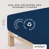 Schlafgut Pure Fitted Sheet 120 x 200 cm to 130
